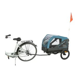 Trixie Remolque para Bicicleta para Perros Azul