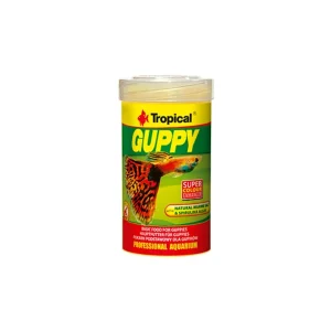 Tropical Guppy Alimento en Escamas para peces