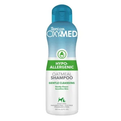 TropiClean OxyMed champú hipoalergénico para mascotas 355 ml