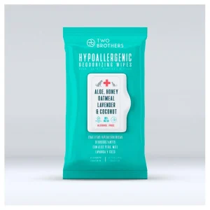 TWO BROTHERS HYPOALLERGENIC WIPES 40 UNIDADES