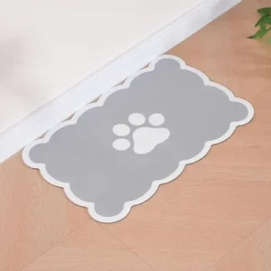 UAMLY Alfombrilla absorbente para comederos y bebederos de gatos