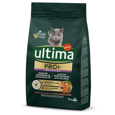 Ultima Cat PRO+ Sterilized Salmón 1,1 kg