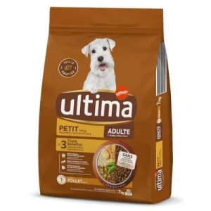Ultima de 7 kg a 18 kg pienso para perros en oferta: hasta 3 kg ¡gratis! Mini Adult con pollo (6 kg + 1 kg gratis)