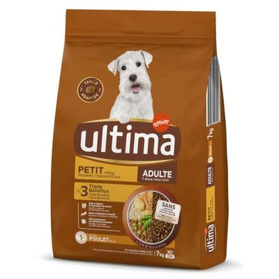 Ultima de 7 kg a 18 kg pienso para perros en oferta: hasta 3 kg ¡gratis! Mini Adult con pollo (6 kg + 1 kg gratis)
