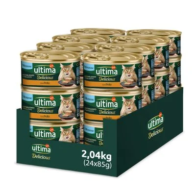 Ultima Delicious Mousse Sterilized 24 x 85 g Pollo