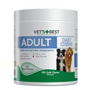 Vet's Best Adult Daily Chews Pollo 400 g (180 masticables)
