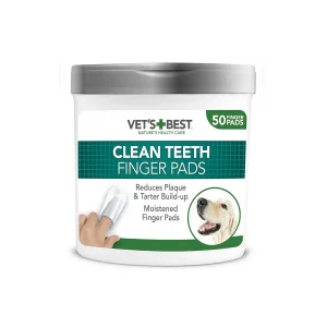 Vet's Best Finger Pads Limpiador Dental para perros