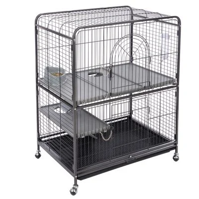 Villa TIAKI Jaula para animales pequeños Jaula principal: 79 x 52 x 99,5 cm (L x An x Al)