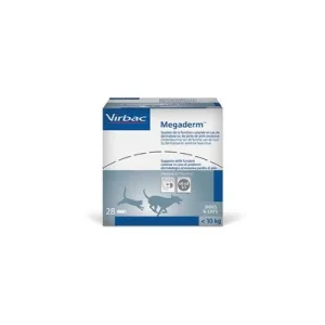 Virbac Megaderm para mascotas 28 x 4 ml gatos y perros <10 kg