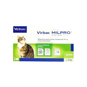 VIRBAC MILPRO GATOS >2 KG