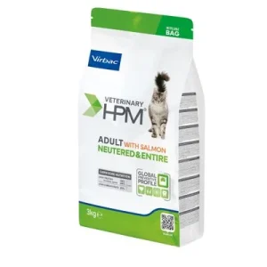Virbac Veterinary HPM Adult salmón Neutered & Entire Cat 3 kg