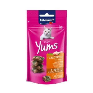 VITAKRAFT CAT YUMS CHICKEN & CAT GRASS 40GR