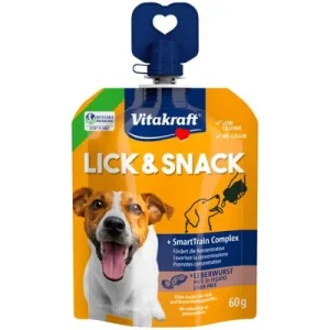 Vitakraft Lick & Snack SmartTrain Complex 60 g snack para perros Paté de hígado