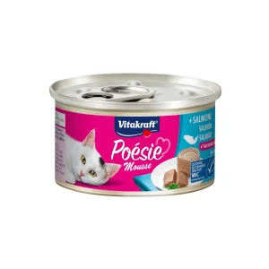 Vitakraft Poésie comida húmeda en mousse con salmón