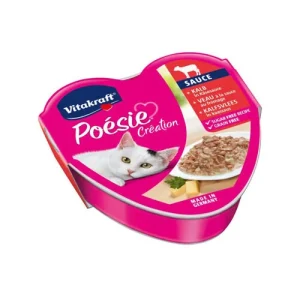 Vitakraft Poésie Création Ternera en Salsa de Queso