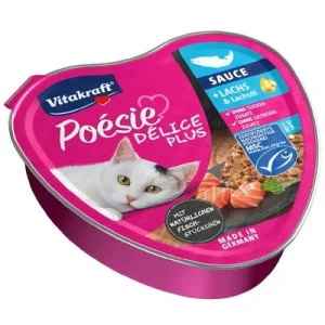 Vitakraft Poésie Délice Plus 15 x 85 g Salmón