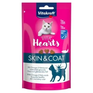 Vitakraft Vita Hearts Skin & Coat Salmón (40 g)