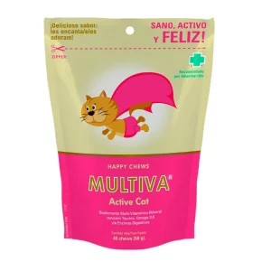 Vitaminas para gatos Suplemento Multiva Active Cat