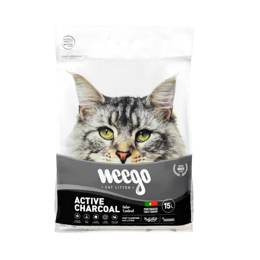Weego Active Charcoal Arena aglomerante para gatos