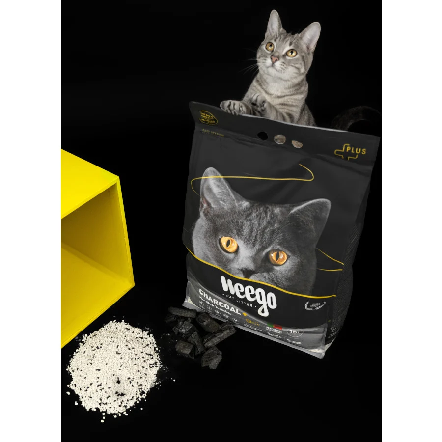 Weego Active Charcoal Plus Arena aglomerante para gatos - Image 2