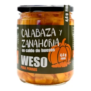 Weso Calabaza y Zanahoria en caldo de huesos 400 ml