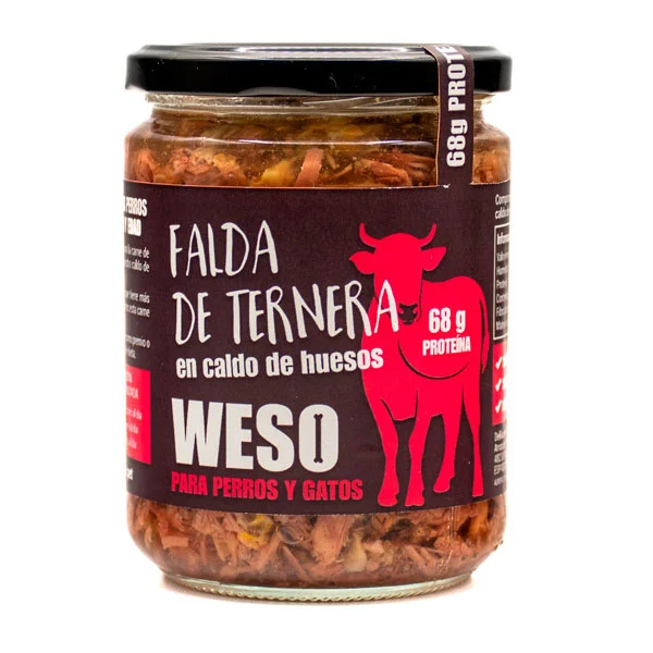 Weso Falda de Ternera en caldo de huesos 400 ml