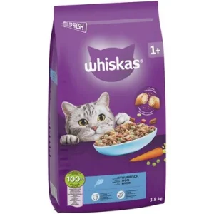 Whiskas 1+ años con atún 3,8 kg