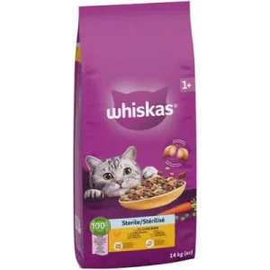 Whiskas 1+ Sterile con pollo 14 kg