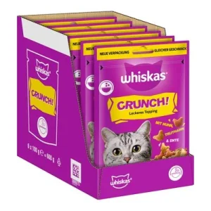 Whiskas Crunch con pollo, pavo y pato 6 x 100 g