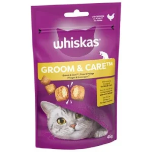 Whiskas Snacks Groom & Care pollo 45 g