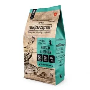Wiejska Zagroda Kitten Pollo con Salmón 5 kg