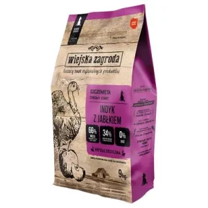 Wiejska Zagroda Puppy pavo y manzana 9 kg