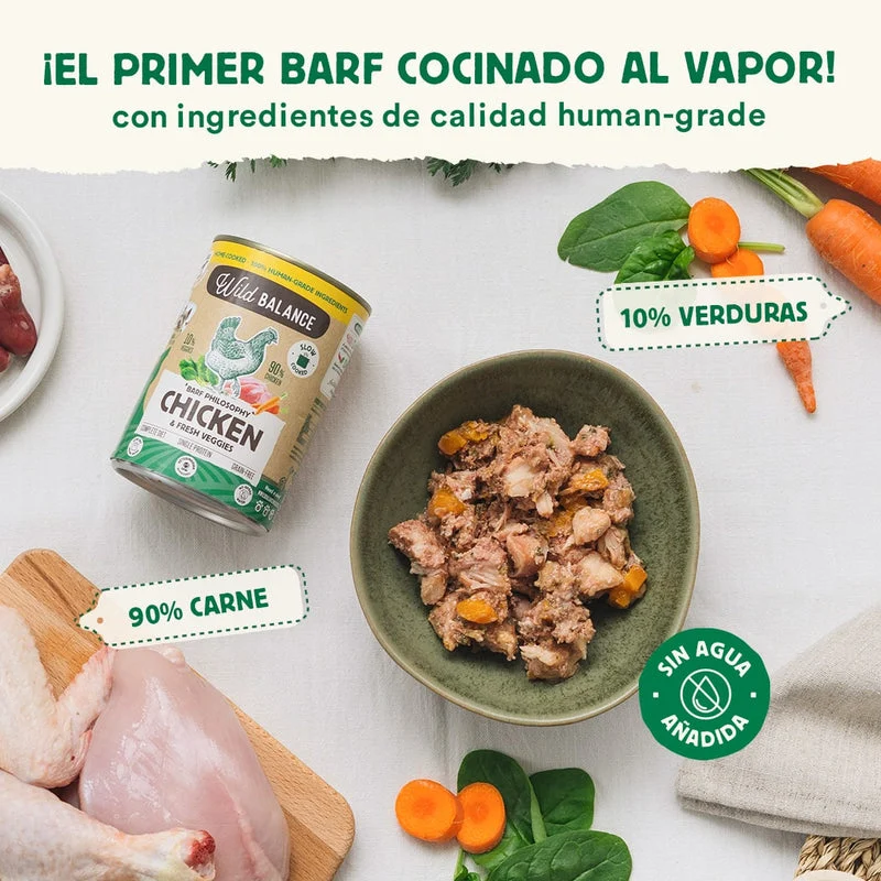 Wild Balance Cerdo con verduras lata 400 g - Image 2