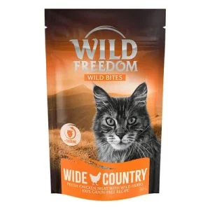 Wild Freedom Snack - Wild Bites 80 g (sin cereales) Wide Country - Pollo