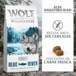 Wolf of Wilderness Adult «Blue River» salmón - sin cereales