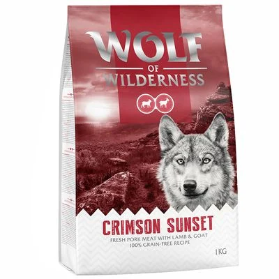 Wolf of Wilderness Adult «Crimson Sunset» cordero y cabra, sin cereales 1 kg