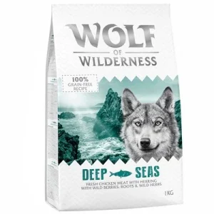 Wolf of Wilderness Adult «Deep Seas» arenque, sin cereales 1 kg