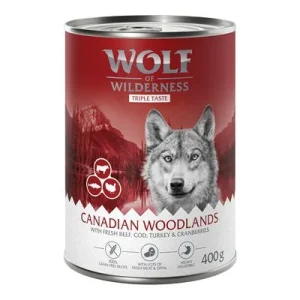 Wolf of Wilderness Adult «Triple Taste» 6 / 24 x 400 g ►