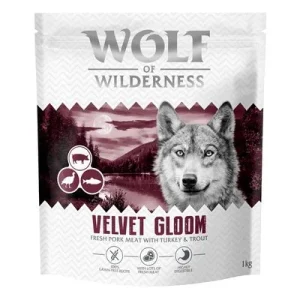 Wolf of Wilderness Adult «Velvet Gloom» pavo y trucha, sin cereales 1 kg - Receta nueva