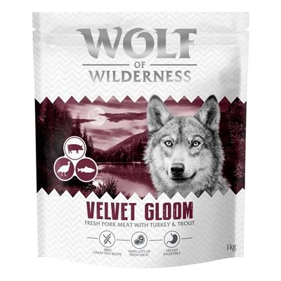 Wolf of Wilderness Adult «Velvet Gloom» pavo y trucha, sin cereales 1 kg - Receta nueva