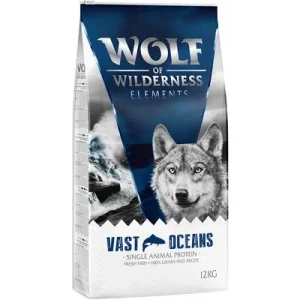 Wolf of Wilderness Elements 2 x 12 kg - Pack Ahorro Vast Oceans con pescado