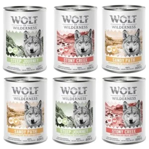 Wolf of Wilderness Expedition 6 x 400 g Pack mixto