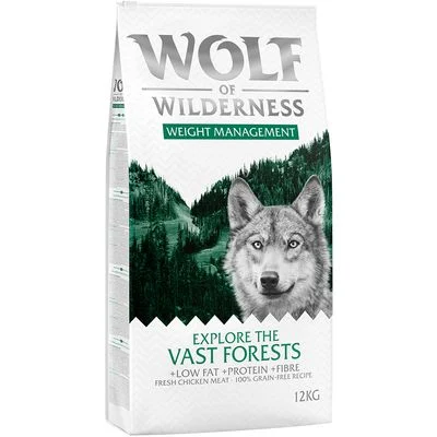 Wolf of Wilderness Explore 2 x 12 kg - Pack Ahorro Explore The Vast Forests - Weight Management