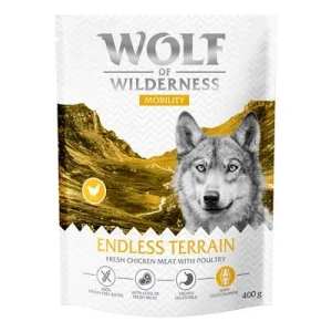 Wolf of Wilderness «Explore The Endless Terrain» Mobility, sin cereales 400 g - Receta nueva