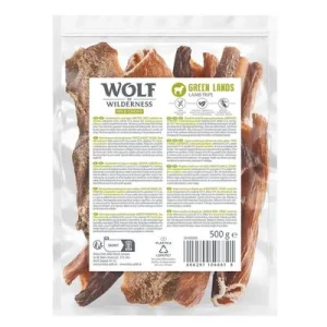 Wolf of Wilderness "Green Fields" Panza de cordero 500 g