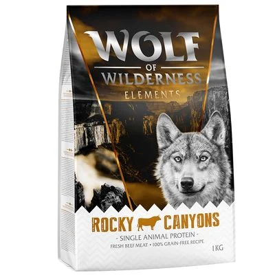Wolf of Wilderness Monoprotein vacuno «Rocky Canyons» 1 kg