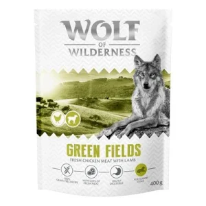 Wolf of Wilderness Senior «Green Fields» cordero, sin cereales 400 g - Receta nueva