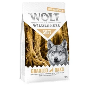 Wolf of Wilderness Soft Gnarled Oaks pollo de corral y conejo 1 kg