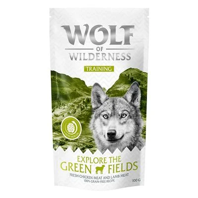 Wolf of Wilderness Training Explore the Green Fields con pollo y cordero 100 g