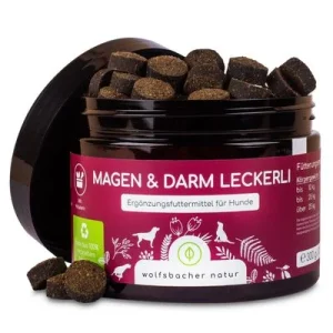 Wolfsbacher Natur Estómago e intestinos snacks para perros 300 g